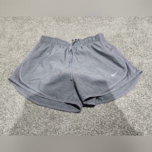 Nike Light Gray Running Shorts Size Medium Womens